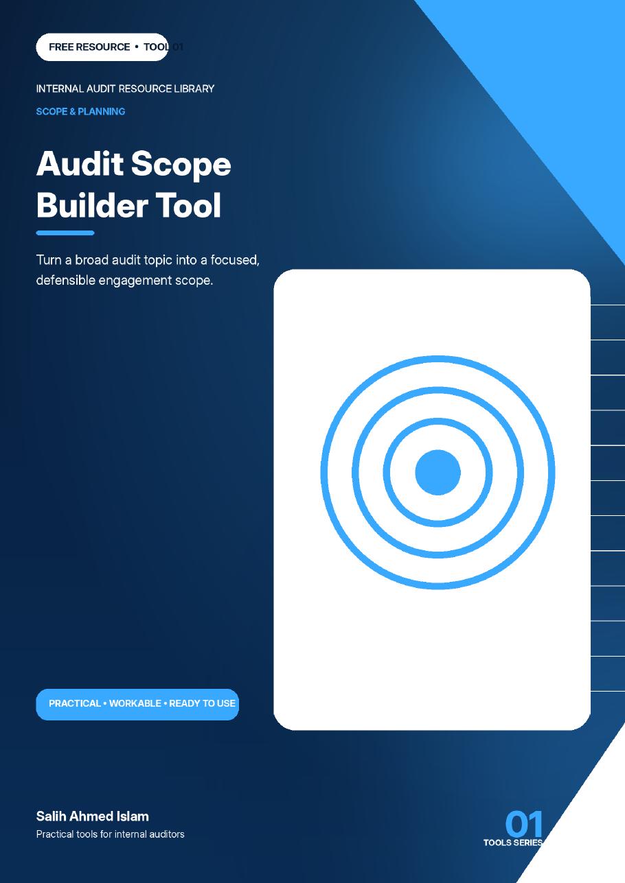 Audit Scope Builder Tool free PDF cover