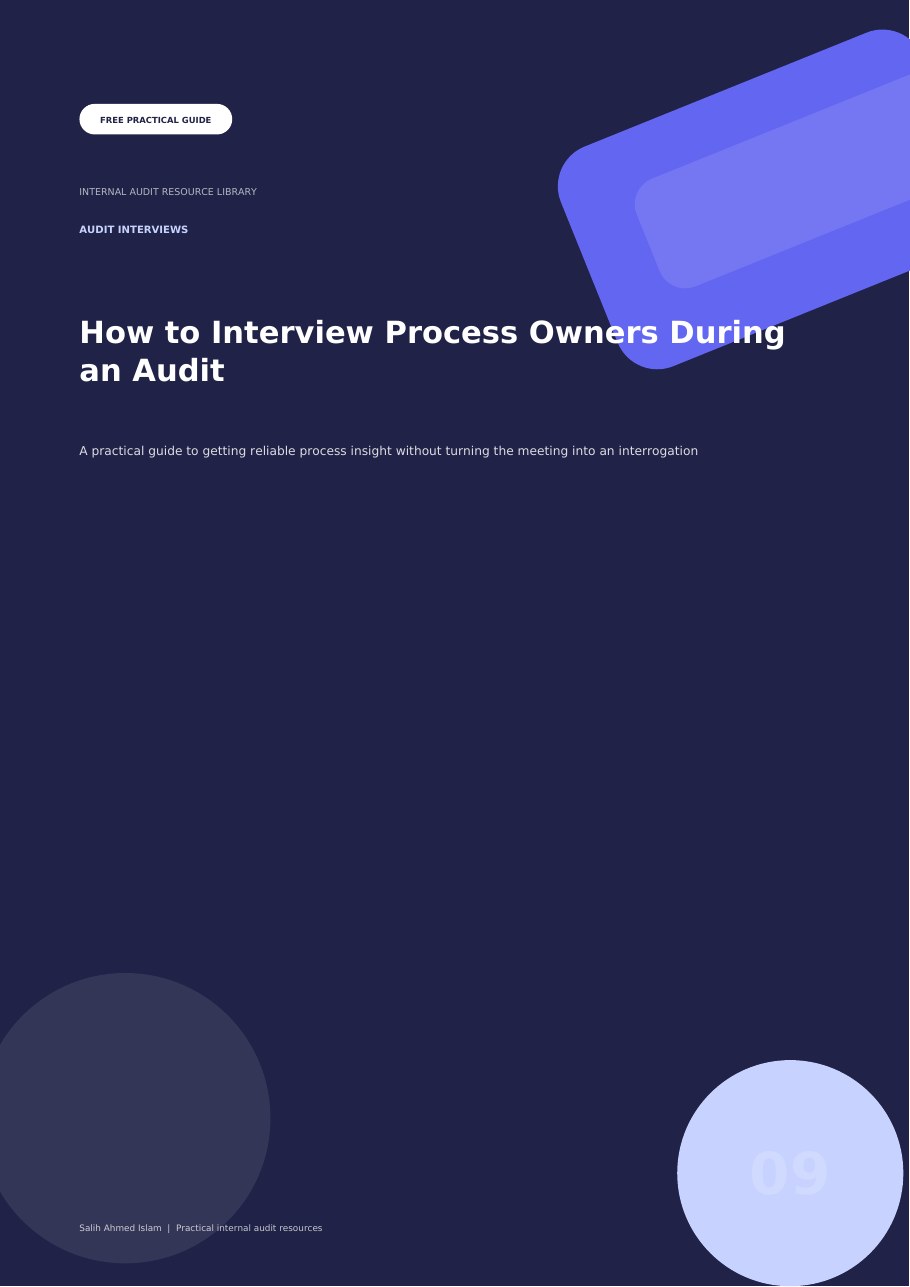How to Interview Process Owners During an Audit free PDF cover