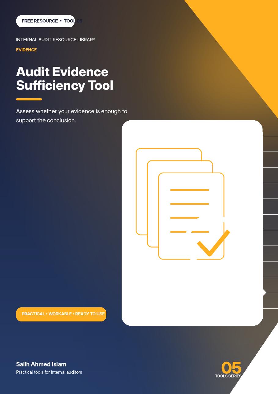Audit Evidence Sufficiency Tool free PDF cover