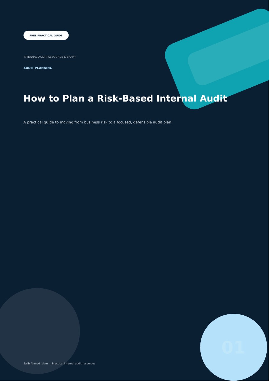 How to Plan a Risk-Based Internal Audit free PDF cover