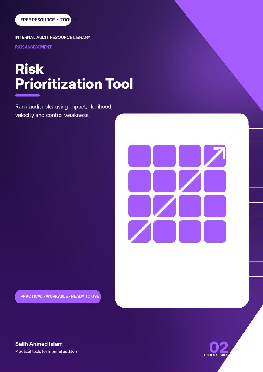 Risk Prioritization Tool free PDF cover