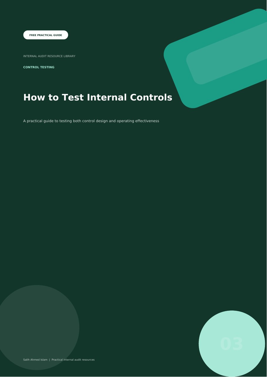 How to Test Internal Controls free PDF cover